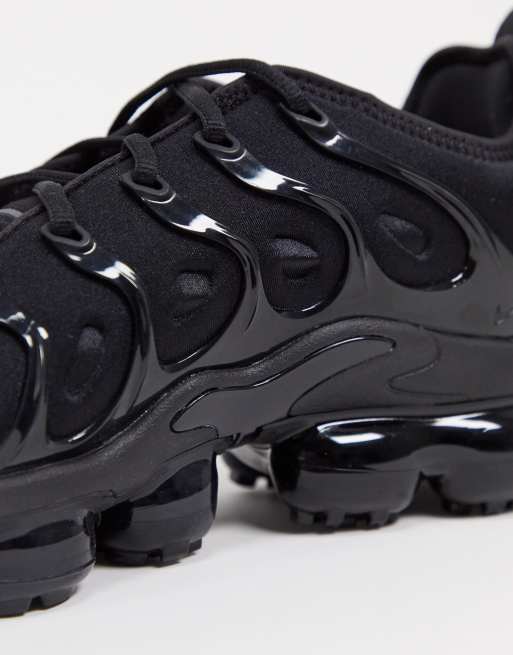 Nike - Air VaporMax Plus - Sneakers triplo nero, 3 di 4