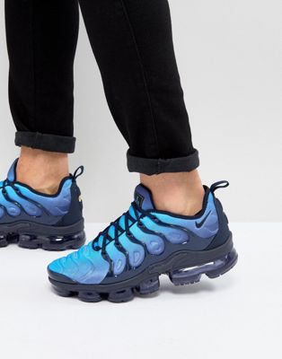 Nike Air Vapormax Plus Trainers In Blue 