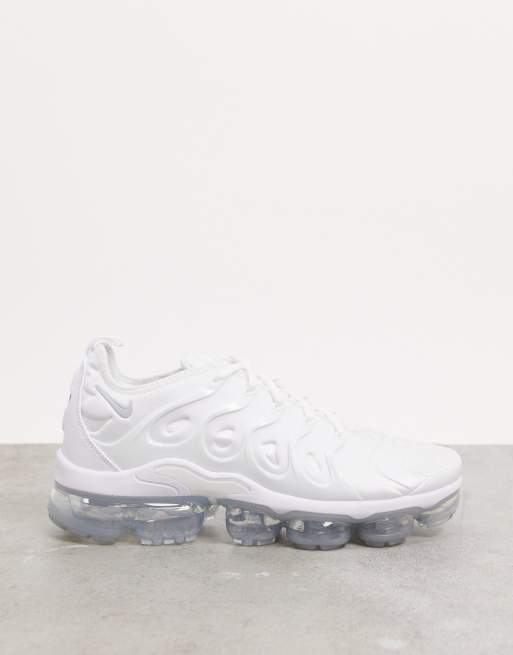 All white shop vapormax plus men's