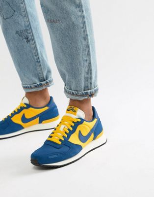 nike blue and yellow trainers