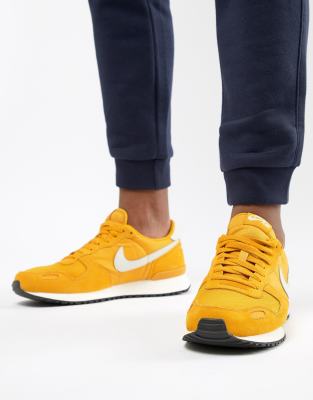 nike yellow air vortex trainers