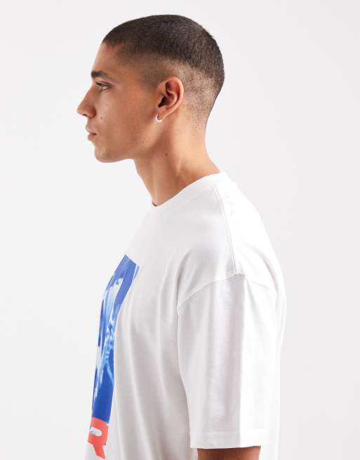 Nike – Air – Weißes T-Shirt mit Grafik, 4 von 5
