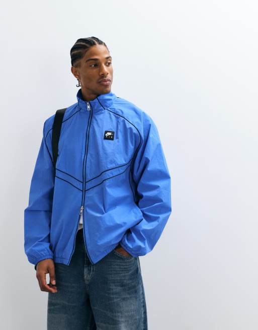 Nike – Air – Windrunner – Blå träningsjacka med ståkrage, 3 av 5