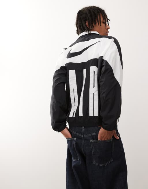 Nike Air woven jacket in black