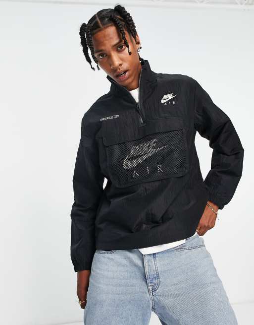 Nike woven outlet half zip jacket