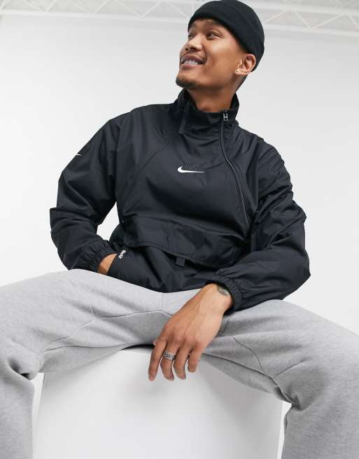 Nike air black sales jacket