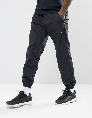 nike black woven pants