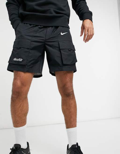 Nike woven logo shorts in clearance black