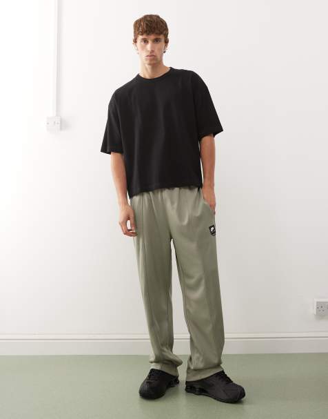 Nike Air straight leg joggers in green