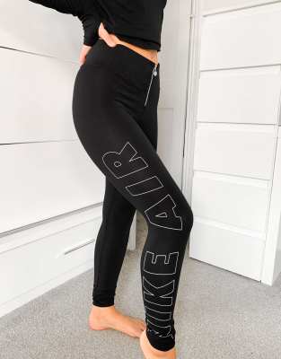 nike zip leggings