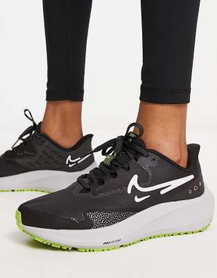 Nike Air Zoom Pegasus 39 Shield Sneakers In Black