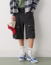 ASOS DESIGN PU pleated mini skirt in burgundy