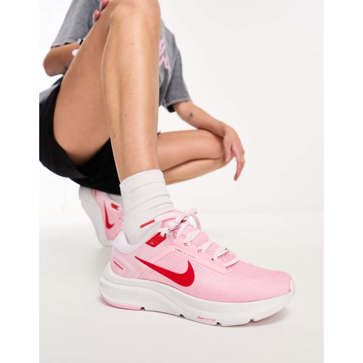 lade som om eventyr Latter Nike Air Zoom Structure 24 sneakers in pink | ASOS