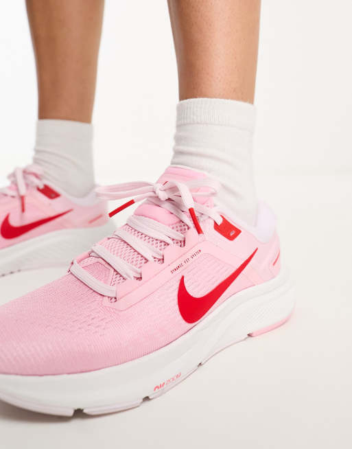 katje Duidelijk maken hamer Nike Air Zoom Structure 24 sneakers in pink | ASOS