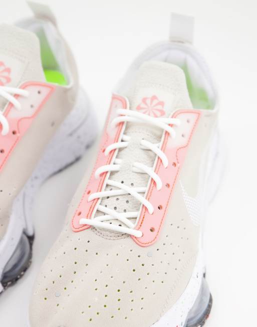 Nike Air Zoom-Type Crater sneakers in cream/white