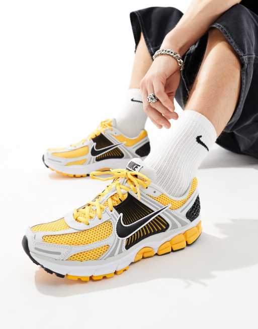 Nike Air Zoom Vomero 5 sneakers in yellow gray and black