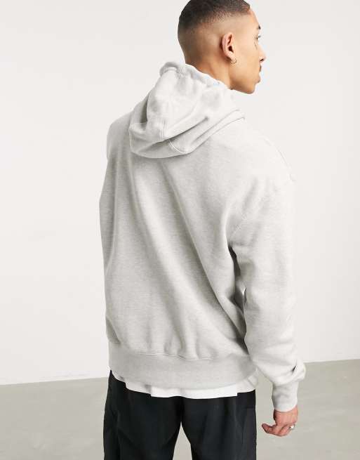 Nike Airmoji hoodie in gray