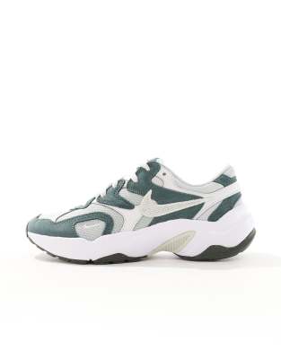 Nike AL8 sneakers in green and white