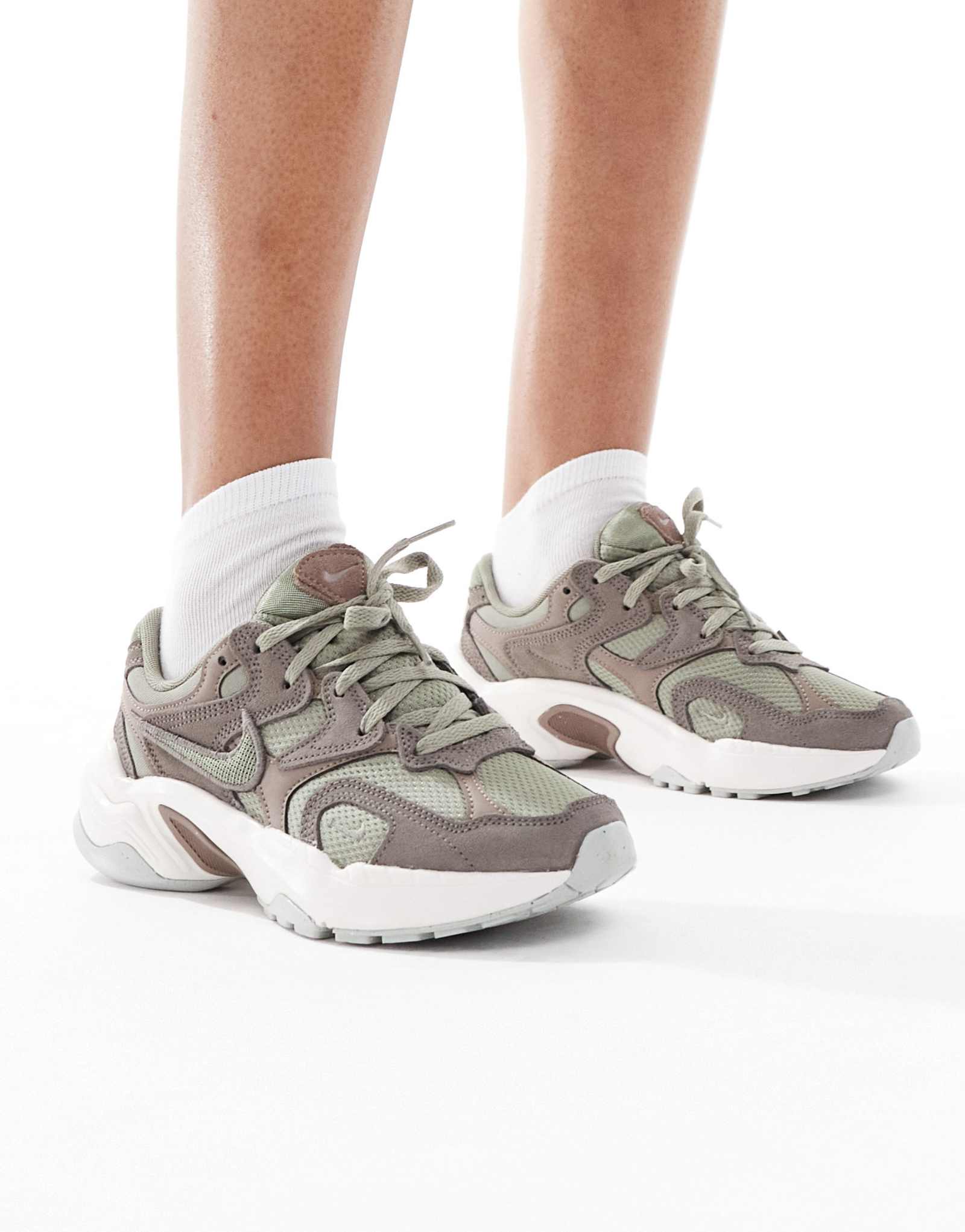 Кроссовки Nike AL8 цвета хаки