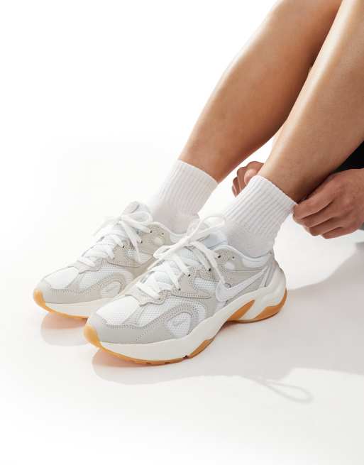Nike AL8 sneakers in off white and gray
