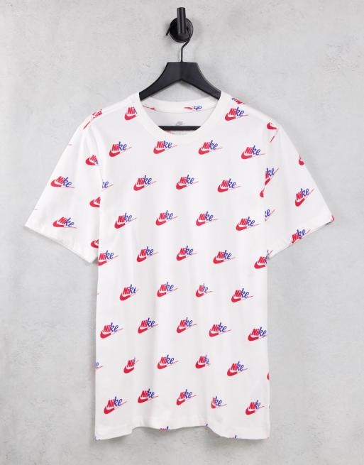 Nike t shirt all over clearance print