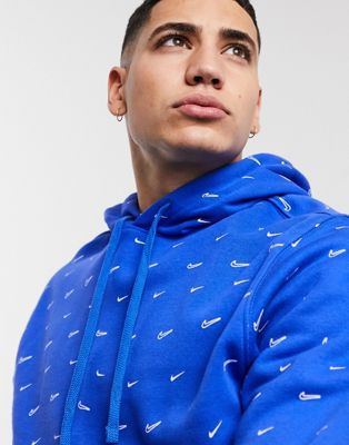 nike hoodie with checks all over it