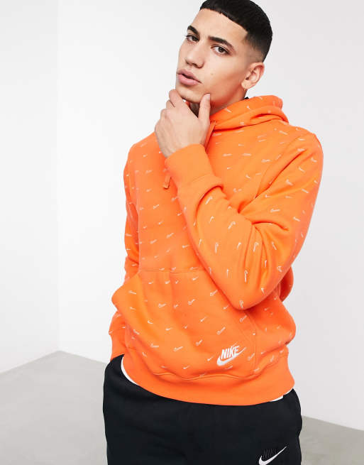 Nike hoodies online orange