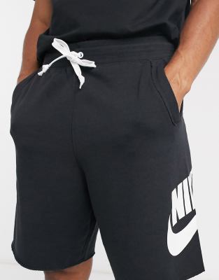 nike alumni shorts black