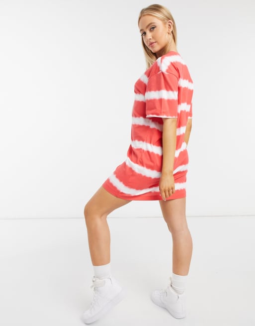 Red and white store nike dress