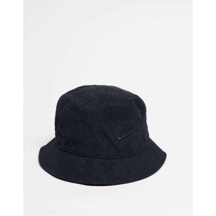 Nike Apex Cord bucket hat in black