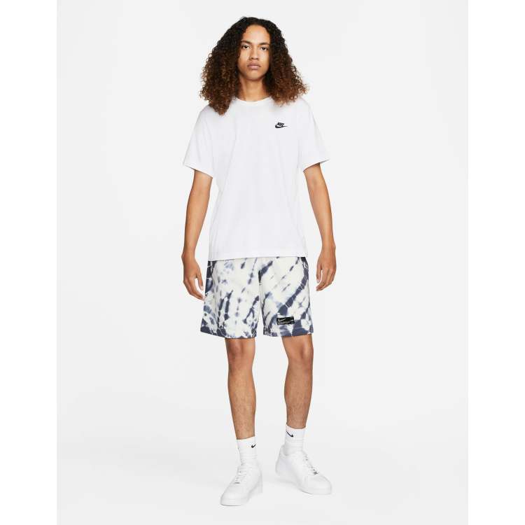 Nike Archaeo Swoosh Pack graphic all over print shorts in off white ASOS