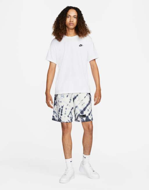 Nike Archaeo Swoosh Pack Graphic All Over Print T-shirt in White