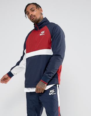 nike half zip track top