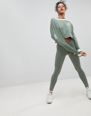 nike leggings green