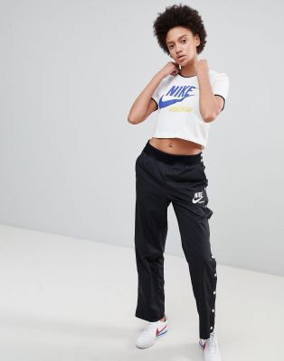 nike reversible archive crop crew