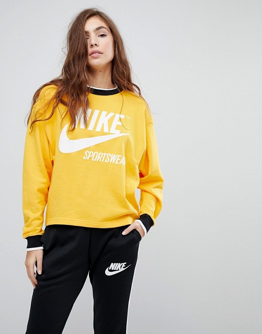 Nike | Nike Archive Sweatshirt In Yellow