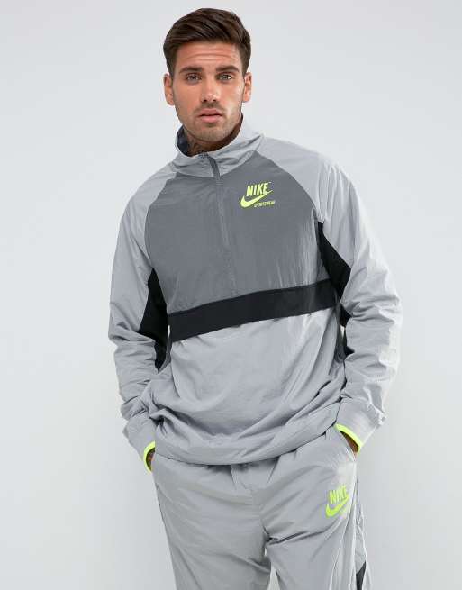 Nike - Archive - Trainingsjack met korte rits in grijs 921743-012