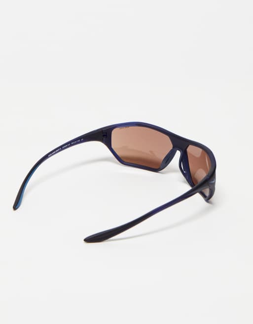 Nike Areo Drift multi coloured lens performance sunglasses in navy