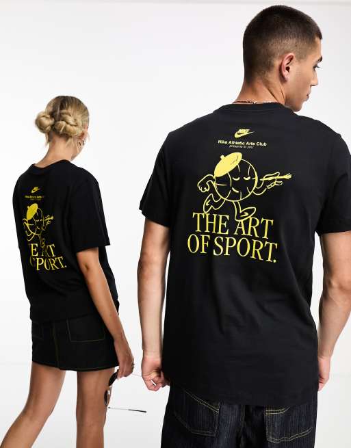 【Nike】Art Is Sport LBR バック プリント Tシャツ ♪ Nike Art Is Sport LBR T-shirt in black | ASOS