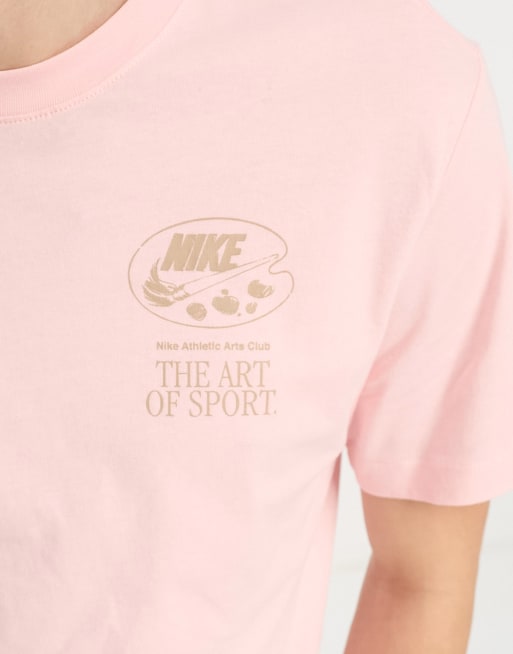 Nike Art Is Sport LBR T-shirt in pink | ASOS