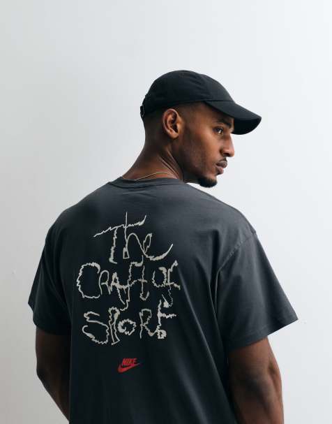 Nike arts club graphic t-shirt in black - view 1