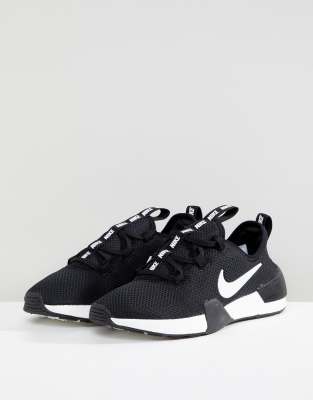 nike ashin trainers in black