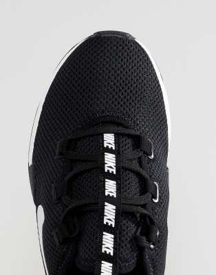 nike ashin trainers in black