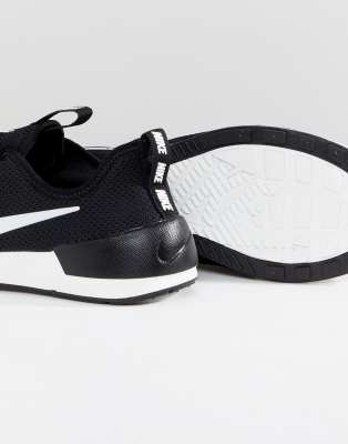 nike ashin trainers in black