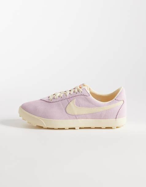 Nike – Astrograbber – Różowe zamszowe buty sportowe - view 1