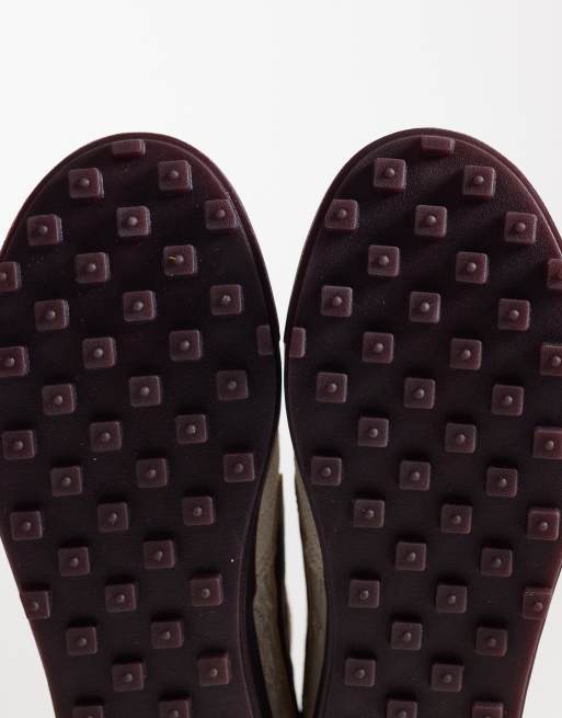 Nike - Astrograbber - Sneakers met lintveters in crème en bordeauxrood, 4 van 5