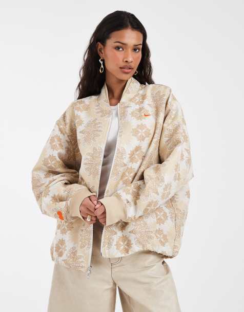Nike Athlete Collections print jacket in beige - view 1