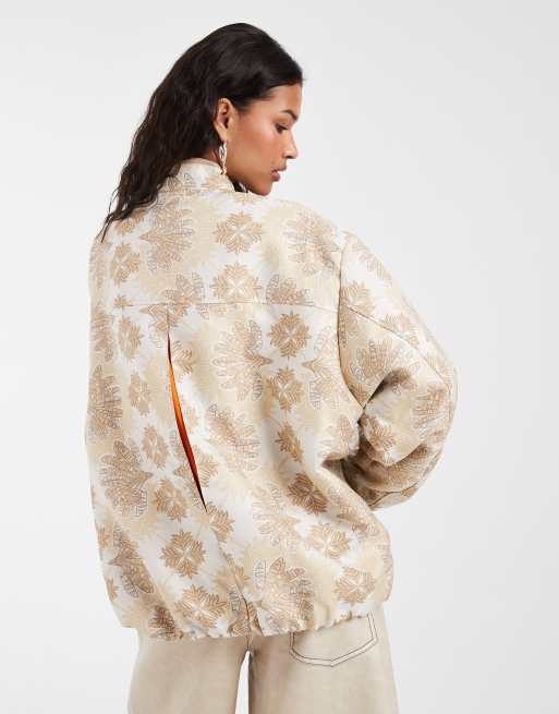 Nike Athlete Collections print jacket in beige, 4 of 4