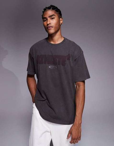 Nike Athlete graphic T-shirt in washed brown - view 1