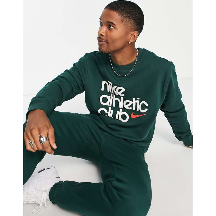 Nike gym vintage crew neck sweatshirt best sale